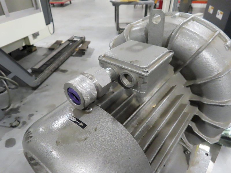 Rietschle Thomas Bora SAP 300 (01) Vacuum Pump and (2) Shelf Cart- Auction Item