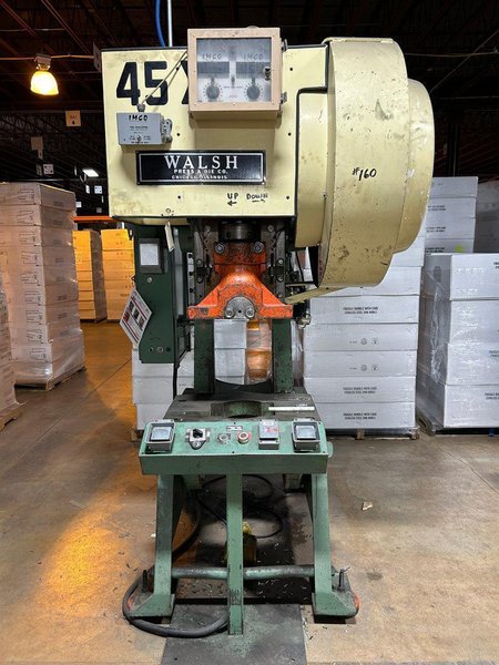 45 TON WALSH MODEL # 45X OBI PRESS: STOCK #77506