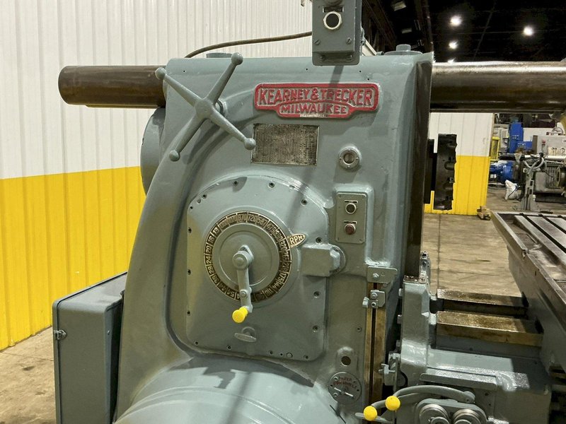 #4 KEARNEY &amp; TRECKER MILWAUKEE MODEL 4CK HORIZONTAL MILLING MACHINE: YOBRO #23955