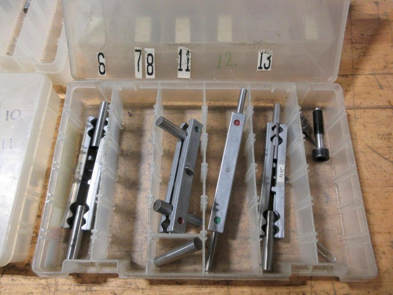 Guage Pins, Go/No-Go Pin Sets and Holders in Plano Plastic Divider Cases, Various Diameters- Auction Item