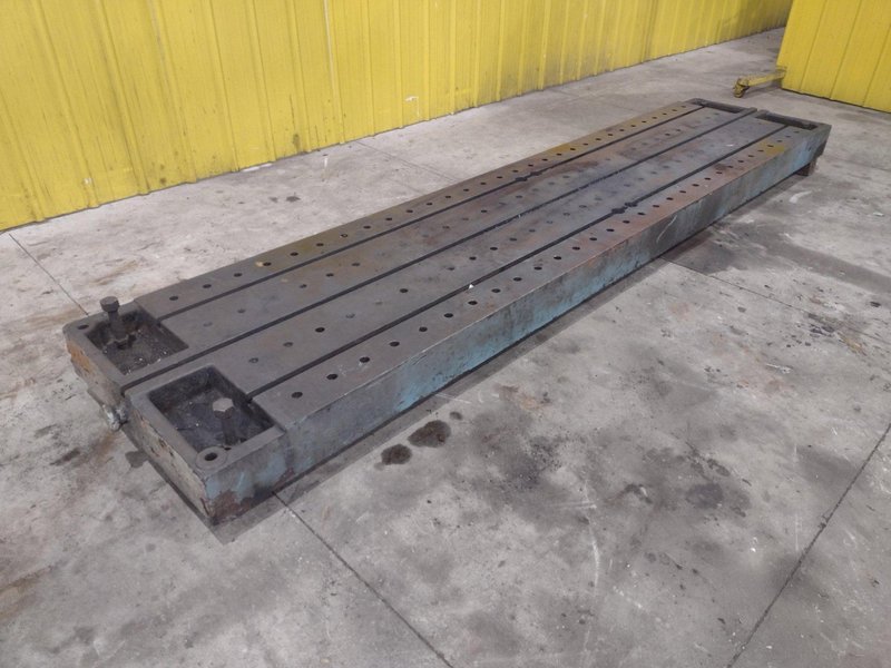 138&quot; X 30&quot; X 6.25&quot; T-SLOTTED LAYOUT PLATE / TABLE: STOCK #23626
