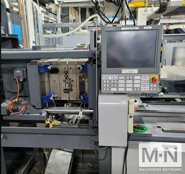 110 TON 6.4 OZ TOSHIBA MODEL EC-110SXIIV50-4A ELECTRIC INJECTION MOLDING MACHINE MFG 2015