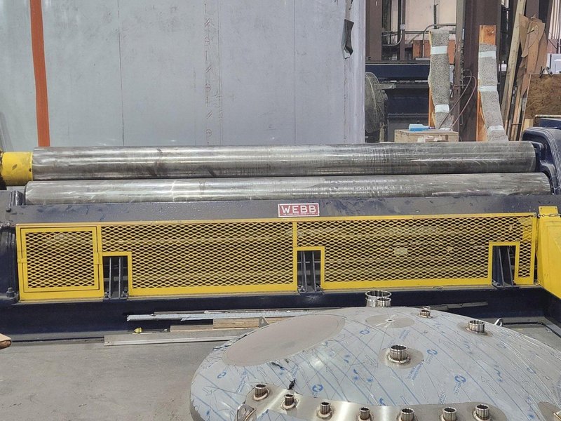 12' X 1/2" WEBB MODEL #9L-1312 3 ROLL INITIAL PINCH PLATE ROLL : YOBRO #24943