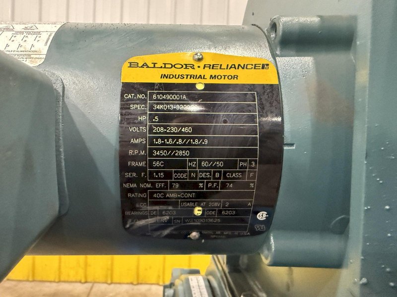 48" X 6" WEAN MOTORIZED SLITTER HEAD FOR SLITTING LINE: YOBRO #25242