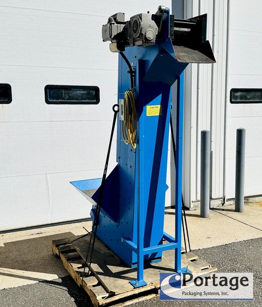 Goessling 90° Up / Elevating / Z Conveyor  |  Screw / Bolt / Material Conveyor