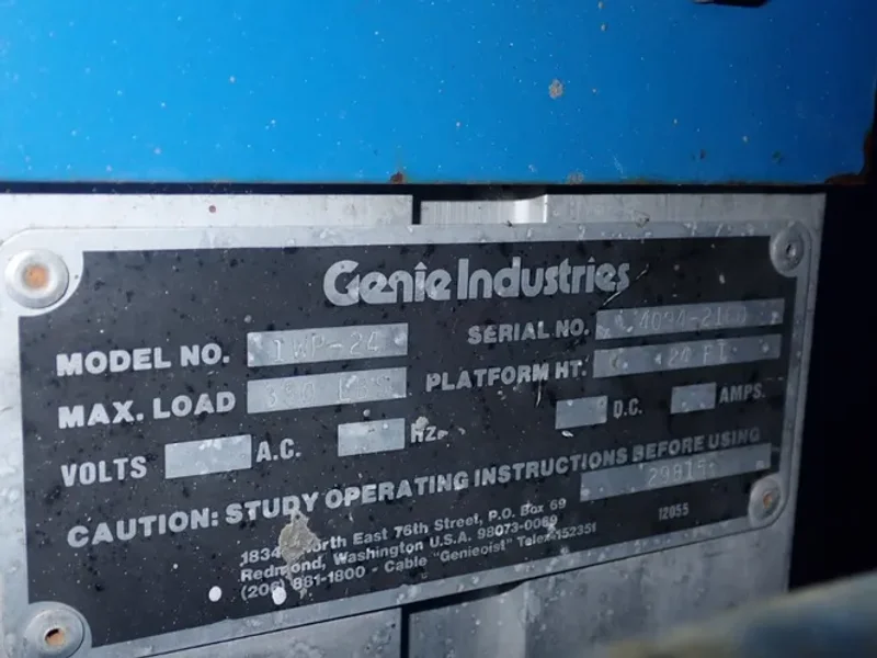 GENIE MANLIFT  -  IWP-24