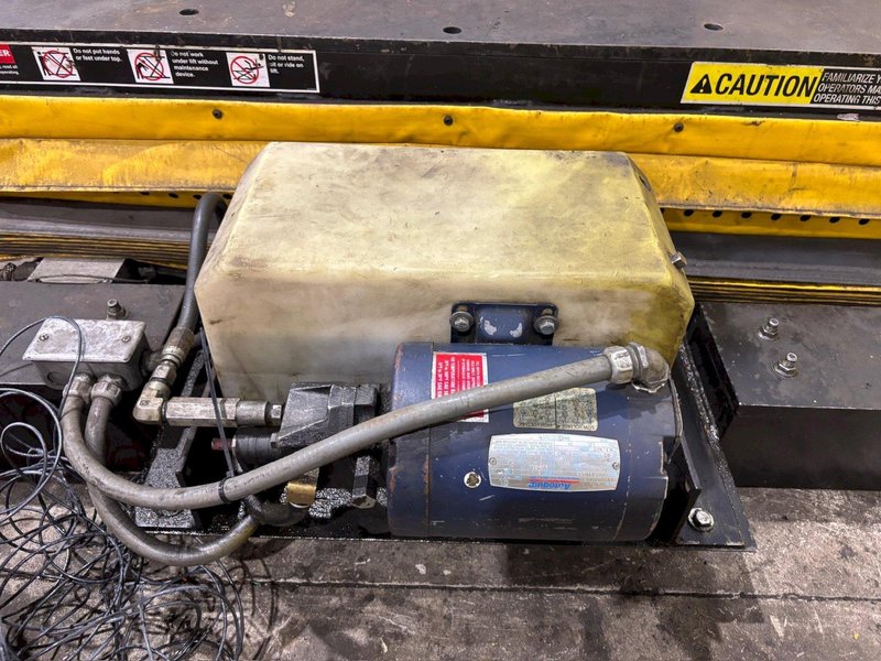24,000 LBS X 7’ X 4’ AUTOQUIP MODEL #36KK24 HYDRAULIC LIFT TABLE: YOBRO #24355