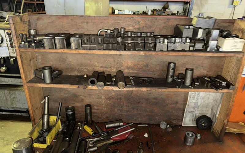 WARNER &amp; SWASEY 4A 6-POST TURRET LATHE WITH TOOLING. STOCK # 0545726