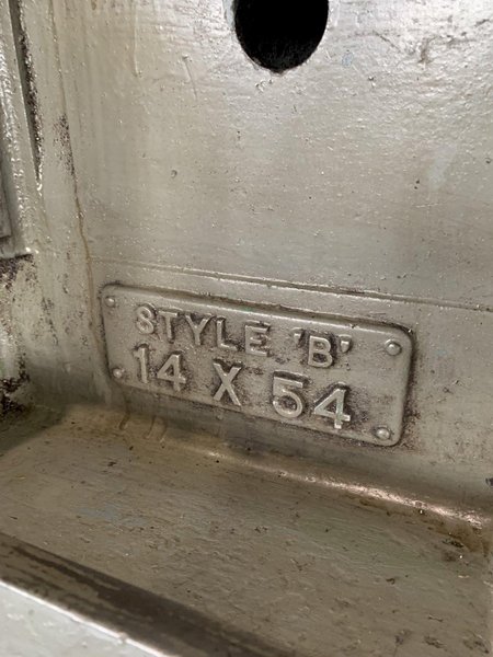 20&quot; X 54&quot; AMERICAN PACEMAKER ENGINE LATHE. STOCK # 0681224