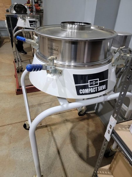 Russell Finex Compact 600 Food-Safe Vibrating Magnetic Sieve, Single Deck, 550mm Diameter, 2020