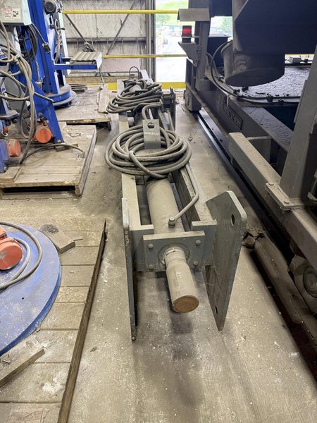 2021 Inductotherm melt system with 2- traveling charge feeders with scales, Inductotherm type 3000 DT-2 ACF-2 3000 kw power supply rated at 300 h. s/n 21H-381478-246-11 interconnecting buss and cables, 2- 4metric steel shell furnaces with stands, hydraulic system , water system with twin 50hp pumps, 2021 Emsco model Hypro 25 stainless steel heat exchanger , related piping, controls, remote operators stand, related controls, lining pushout, Sonmez incoming power transformer type HTYAA3KH-326623 s/n 15729 rated at 3260-4025 KVA, 12,470 volt primary volts, 2x575 secondary volts, spare incoming transformer same as above s/n 15364