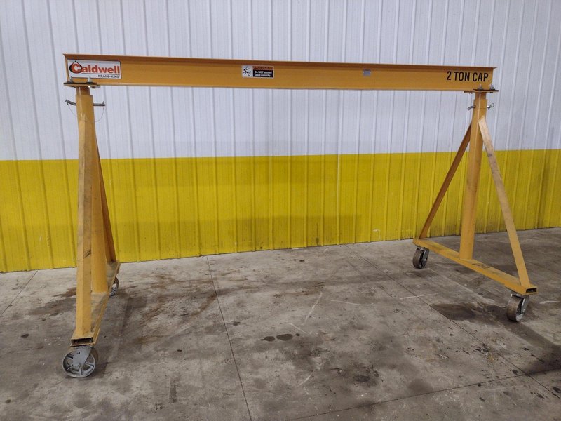 2 TON CALDWELL GANTRY CRANE: STOCK #23606