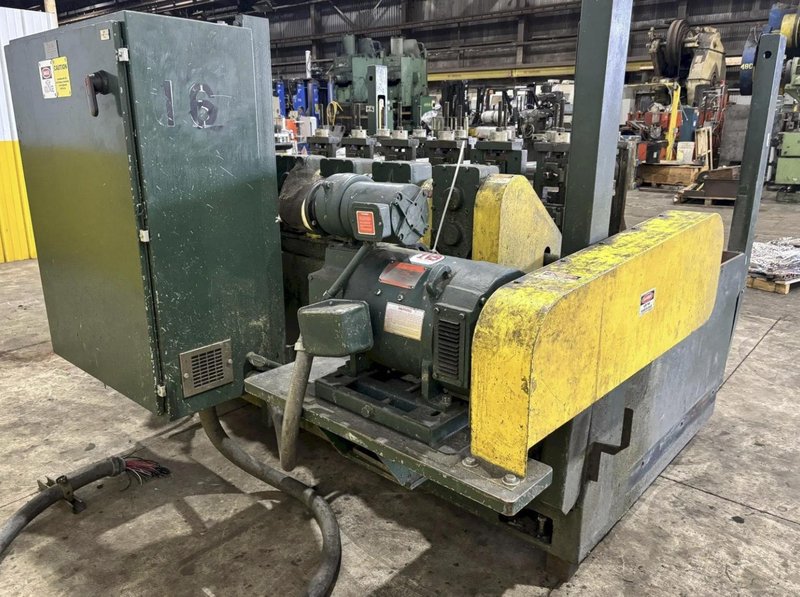 6 STAND X 2" YODER Q-150 U JOINT DRIVE-RAFTED ROLLFORMER, W/ 7 RAFTS &amp; 42 STANDS. STOCK # 0771226