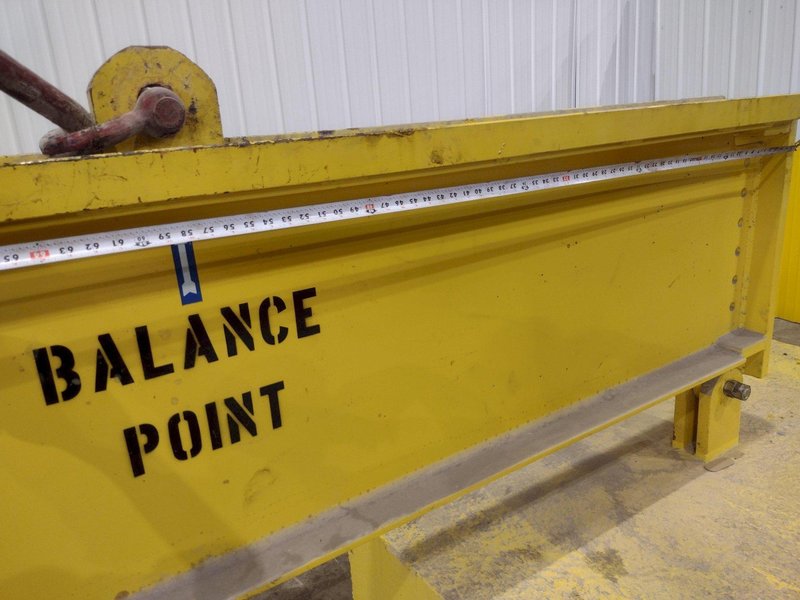 8,000 LBS X 30' SELF LEVELING BUSHMAN SPREADER BAR / LIFTING BEAM: STOCK #21348