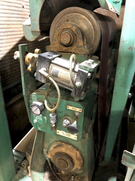 24&quot; TIMESAVER MODEL #325-1HDA 75 HP SINGLE HEAD HEAVY DUTY BELT GRINDER/SANDER: STOCK #16299