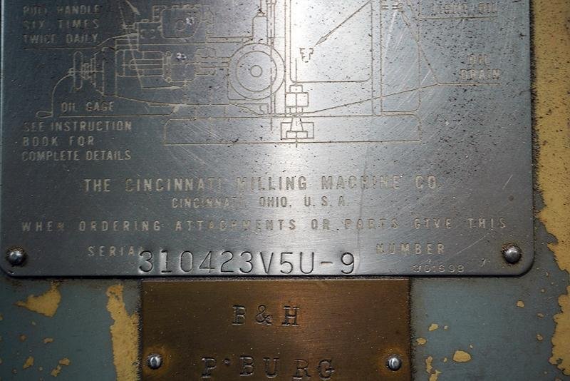 CINCINNATI MODEL #310-14VDT VERTICAL MILLING MACHINE: YOBRO #25927