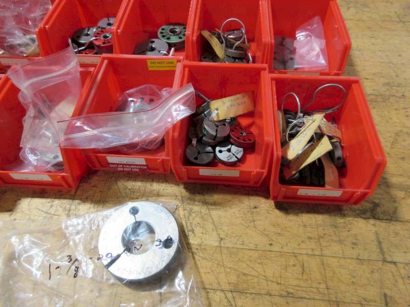 Threaded Ring Guages Go/No-Go from 4/36 - 1-3/8" - Auction Item