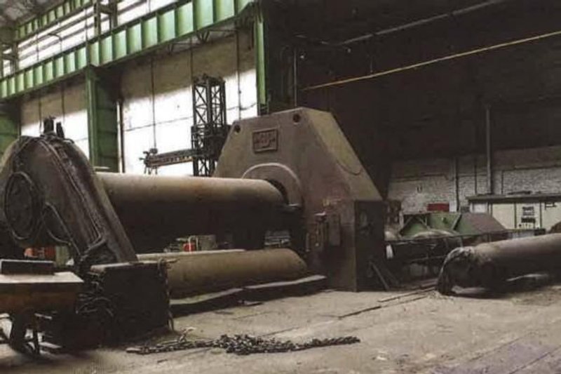 3600mm x 360mm WILHEMSBURGER #DWVH3600/180 HEAVY PLATE BENDING ROLL