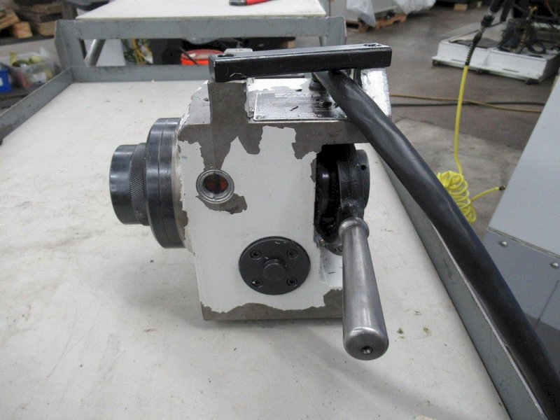 Haas HA5C Programmable Rotary Table, 5C Lever Collet Closer, Brush Drive Motor, Cable and Connector