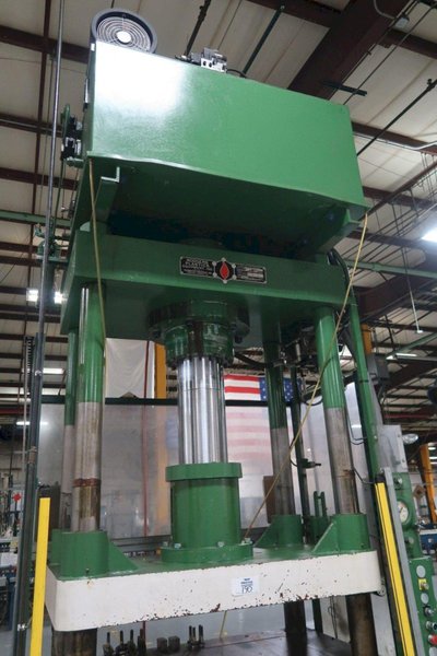200 TON ROGERS MODEL MD200-4835 CUSHION BED HYDRAULIC PRESS, 24" STROKE: YOBRO #25696