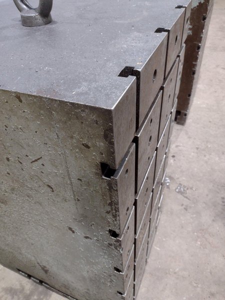 48&quot; X 24&quot; X 30&quot; ANGLE PLATES SET OF (2) T-SLOTTED BLOCKS: STOCK #19048