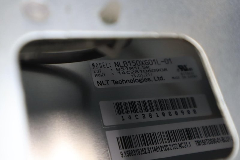 Used Haas NLB150XG01L-01 Complete 15" LCD Screen Assembly