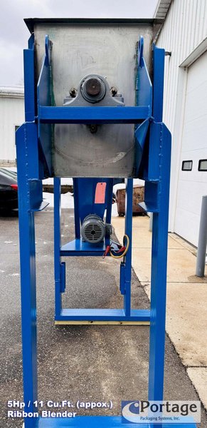 Aaron Equipment Jacketed 11-Cu.Ft. Ribbon Blender