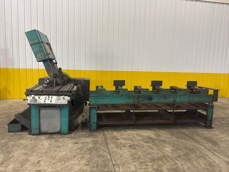 18” X 20” MARVEL MODEL #81-9/M3M SEMI-AUTO MITRE HEAD VERTICAL BAND SAW: STOCK #23008