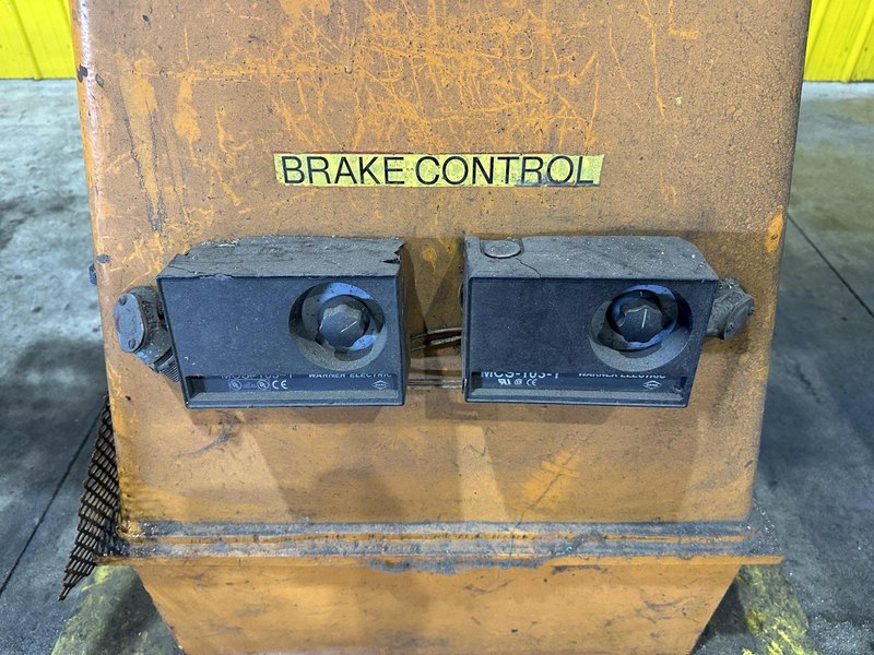 2500 LBS X 12&quot; COOPER WEYMOUTH DOUBLE END PULL-OFF COIL REEL UNCOILER: STOCK #22619