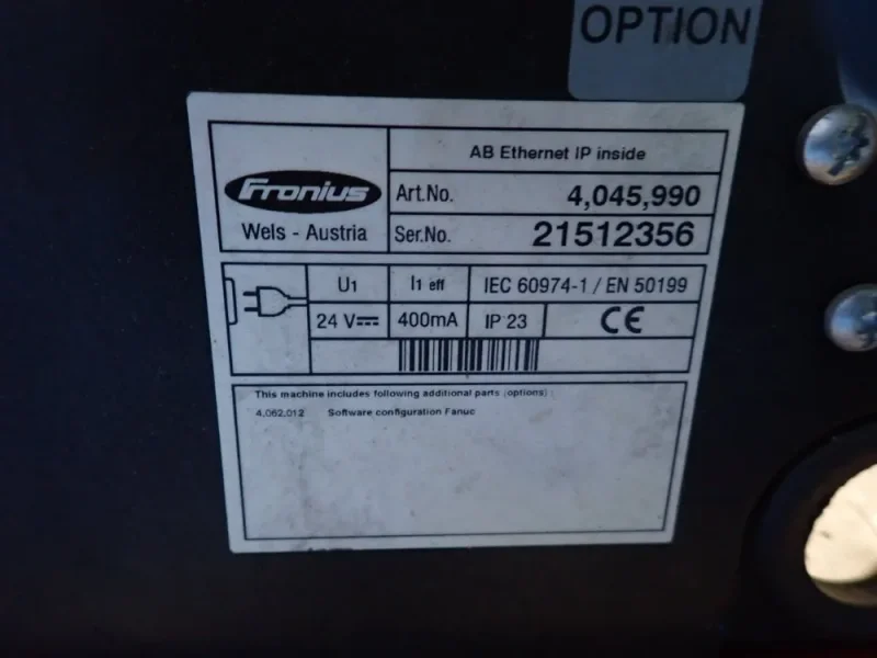 FRONIUS 400 AMPS WELDING POWER SOURCE  -  TRANSPULS SYNERGIC 4000 MV