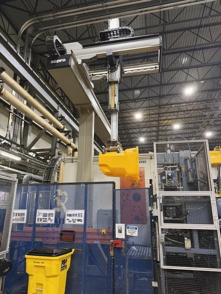 Conair Sepro PIP3061 BZ-V Full Servo Robot, fits 3200 Ton Molding Machine