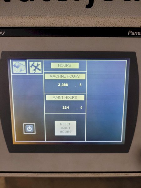 6’ x 12’ Mitsubishi MWX4612 CNC Water Jet