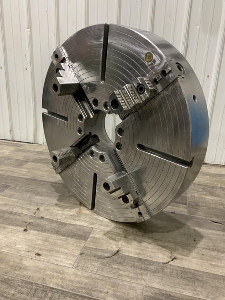 32" BISON  4-JAW LATHE CHUCK: STOCK #81003