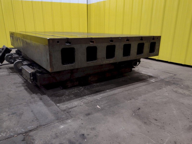 48&quot; X 72&quot; T-SLOTTED POWERED ROTARY TABLE: STOCK #19474