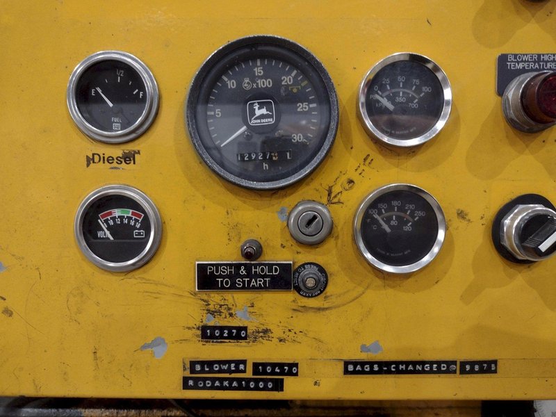 HI VAC MODEL #250D PORTABLE VACUUM WITH DEISEL ENGINE: STOCK #21855