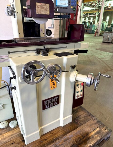 6" x 18" Kent Surface Grinder KGS618, Hand, DRO, 2 HP, Coolant, Clean