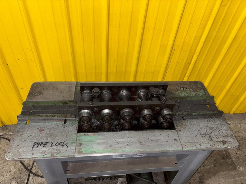 5 ROLL X 20 GAUGE LOCKFORMER ROLLFORMER, TOOLED FOR PIPE LOCK: YOBRO #24391