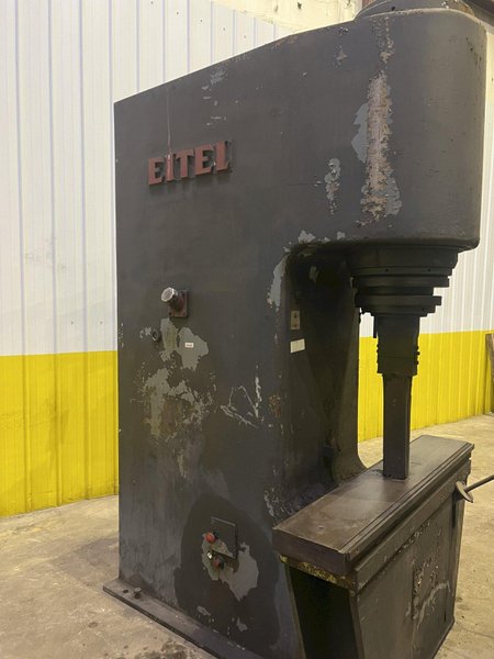 160 TON EITEL MODEL #RP160 HYDRAULIC C-FRAME PRECISION STRAIGHTENING PRESS: YOBRO #18216