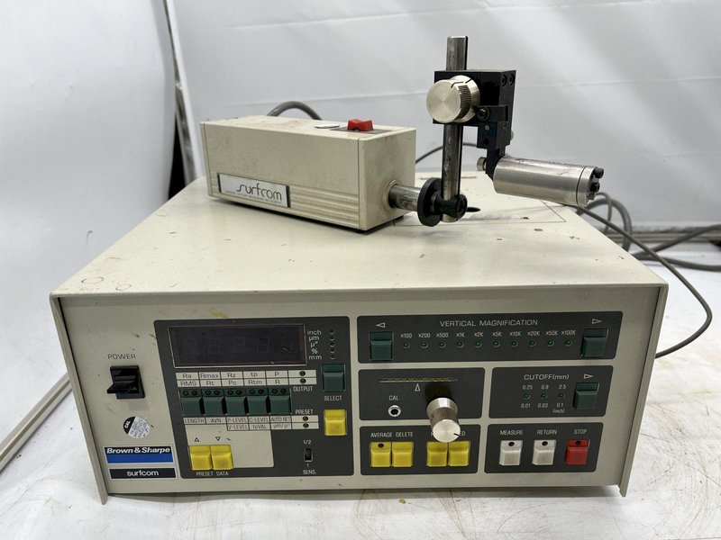 BROWN &amp; SHARPE SURFCOM MODEL 110B SURFACE TEXTURE MEASURING INSTRUMENT: STOCK #16553