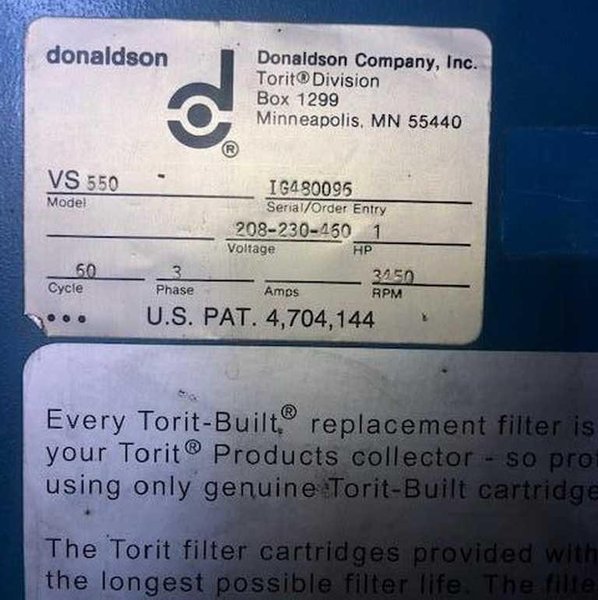 Dust Collector, Torit