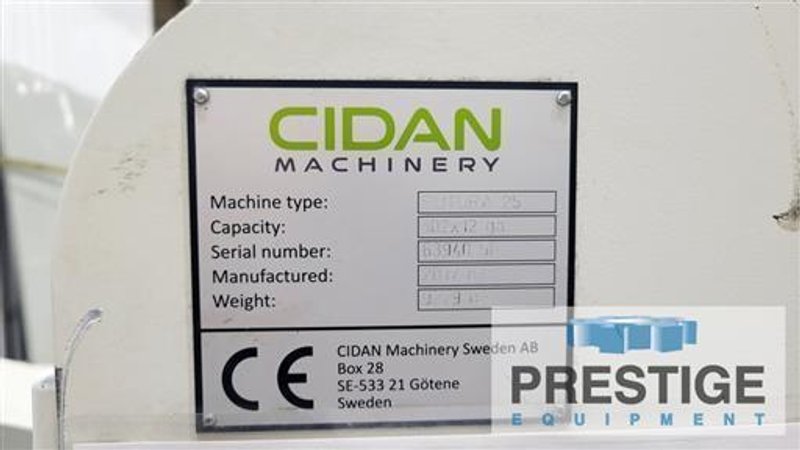 CIDAN Futura 25 13 Ga x 102&quot; CNC Folding Machine