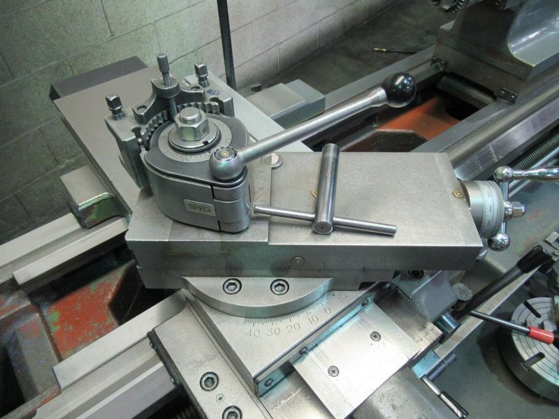 Hwacheon HL460 18/26&quot; x 40&quot; Gap Bed Engine Lathe, Geared Head, 2-Axis DRO, Chucks, Steady Rest, QC Tool Post, Tailstock- Auction Item