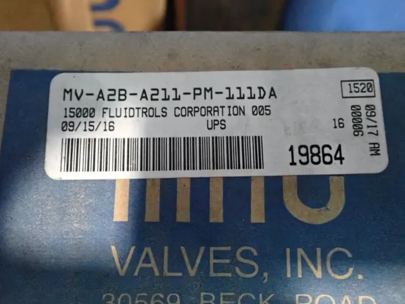 MAC VALVES 150 PSI PNEUMATIC SOLENOID VALVES  -  MV-A2B-A211-PM-111DA
