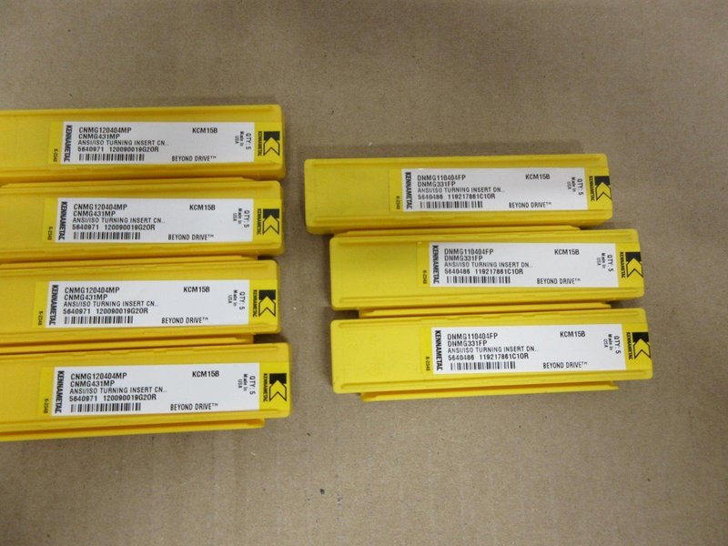 Kennametal and PH Horn Carbide Turning Inserts  ***All New In Packages***- Auction Item