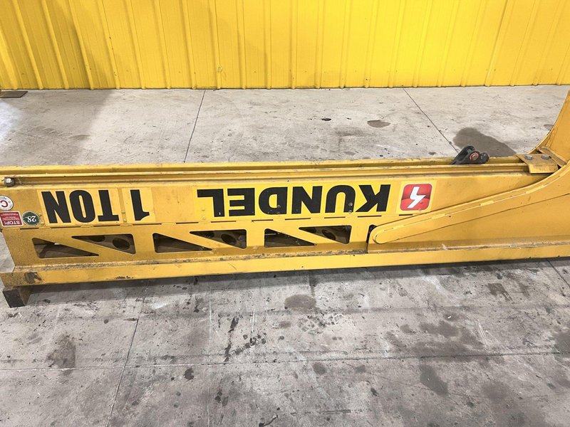 1 TON X 72&quot; KUNDEL 360° FREE STANDING JIB CRANE: STOCK #19512