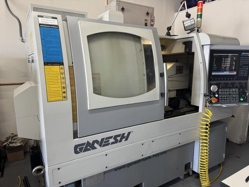 Ganesh Cyclone 32CS CNC Swiss Lathe, 2010 – Parts Catcher, Live Tooling, Sub Spindle