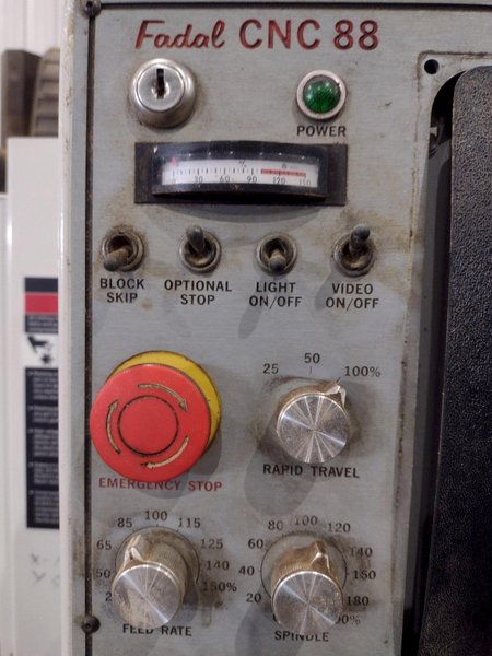 FADAL MODEL #VMC3016 VERTICAL CNC MACHINING CENTER: STOCK #23059