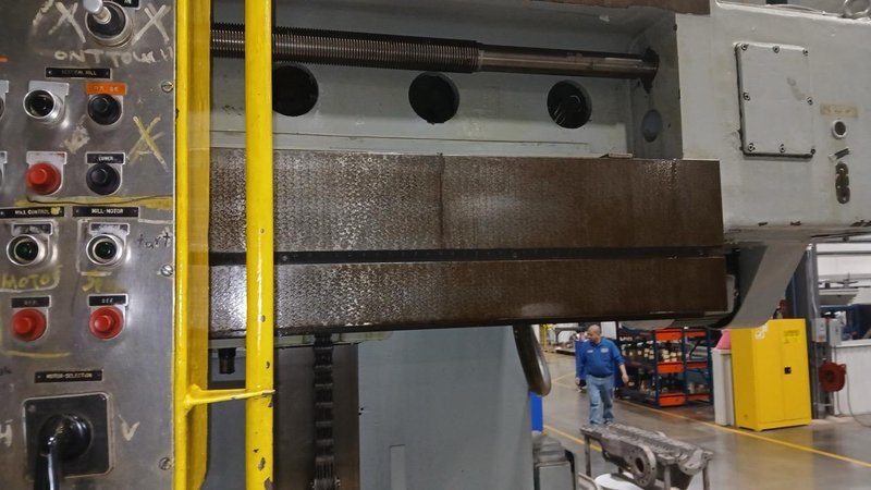Kollman,  164″ x 59″ Table, MA 64 Planer Type Mill, 1962- Vertical and Horizontal Spindle.