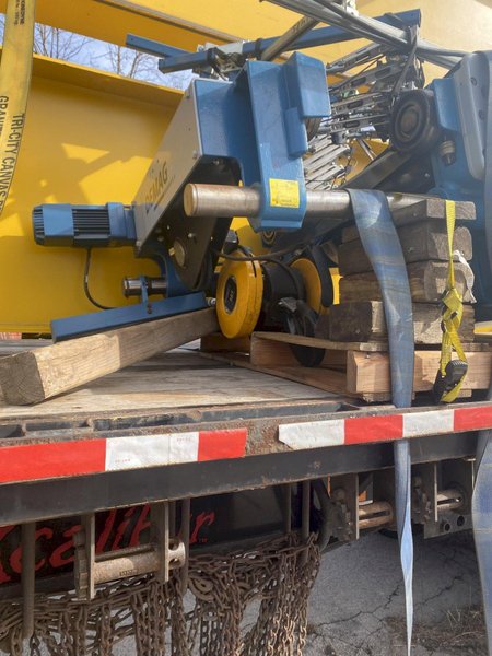 10 TON X 67'-4" SPAN DEMAG TOP RUNNING SINGLE GIRDER BRIDGE CRANE: STOCK #18203