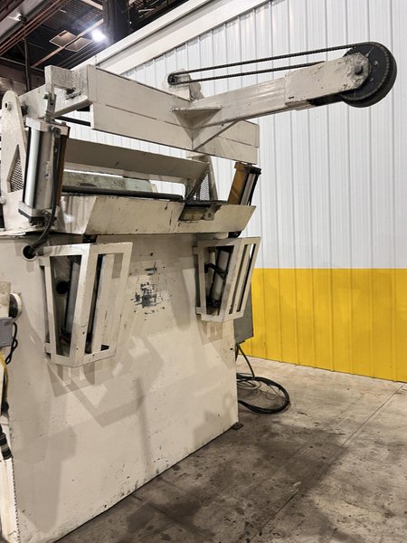 20,000 LBS X 54&quot; X .125&quot; CWP COIL SERVO FEED LINE, REEL, STRAIGHTENER, FEEDER, THREADING TABLE: STOCK #21083